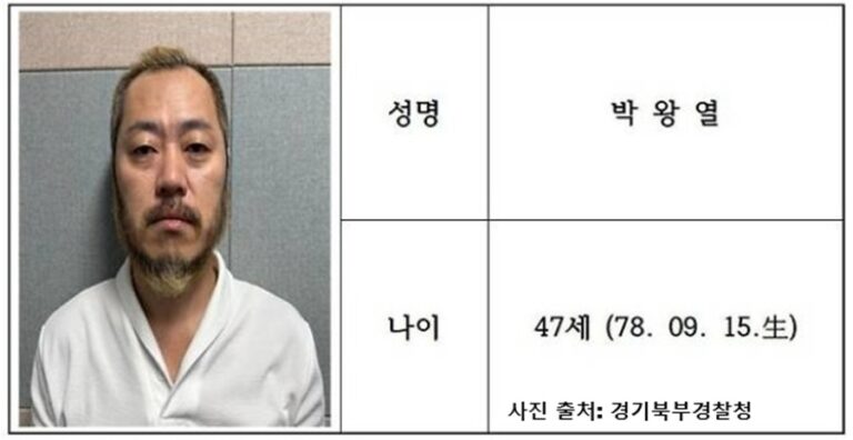 박왕열머그샷